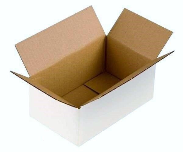 Pudełko tekturowe 383x285x120 Białe 3W 460g/m2