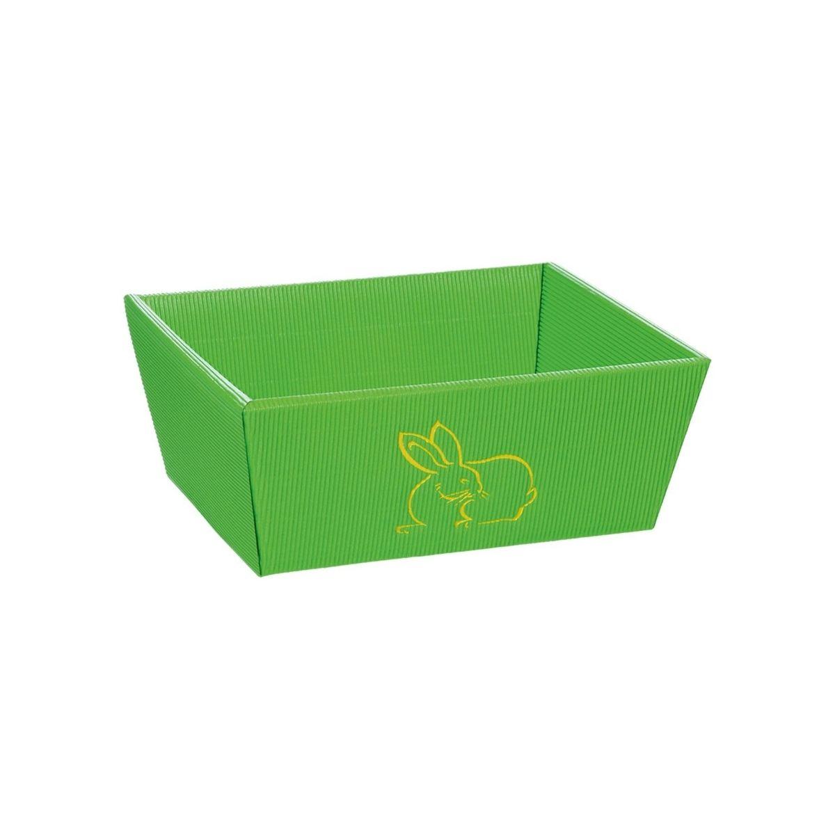 Kosz na prezenty wiosenny Wielkanoc zielony