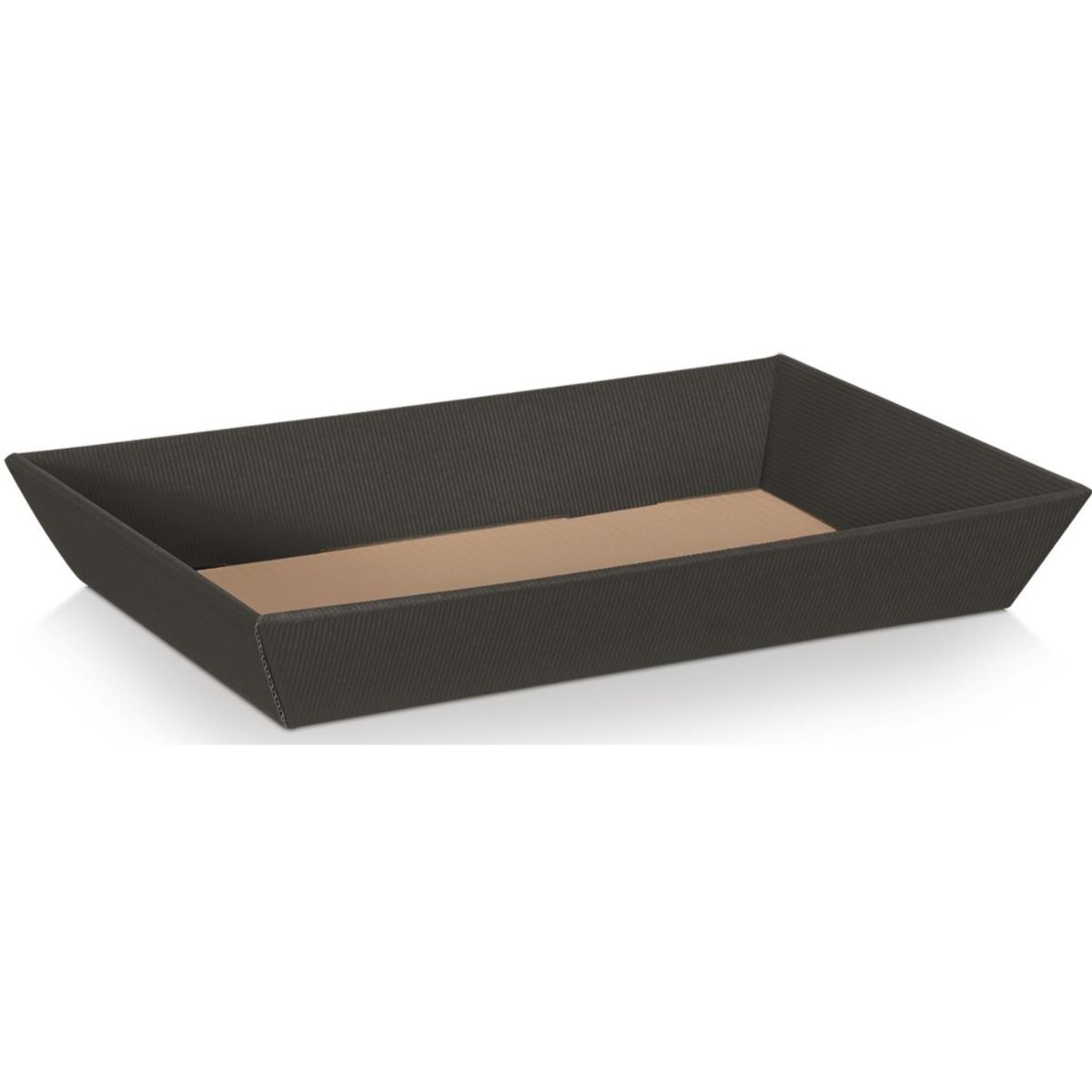 kosz prezentowy płaski antracyt model BASIC