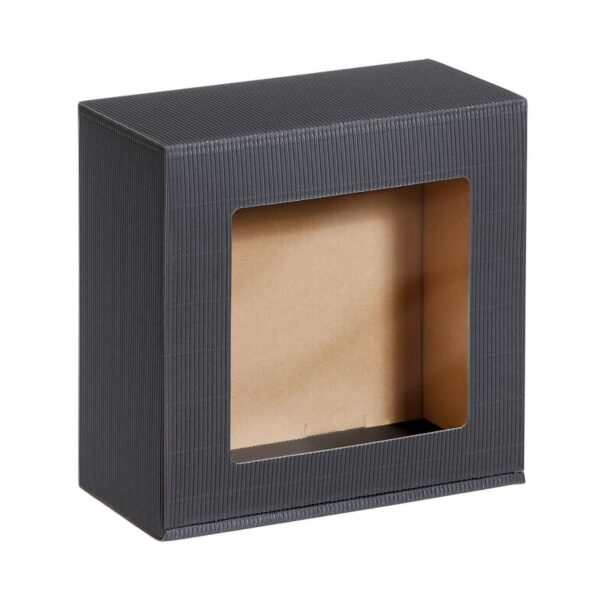 Opakowanie na prezenty kwadrat z okienkiem