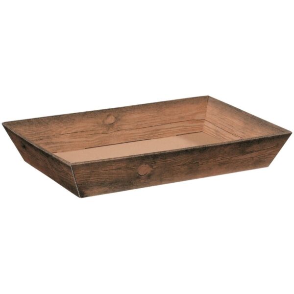 Tekturowy płaski kosz na prezenty