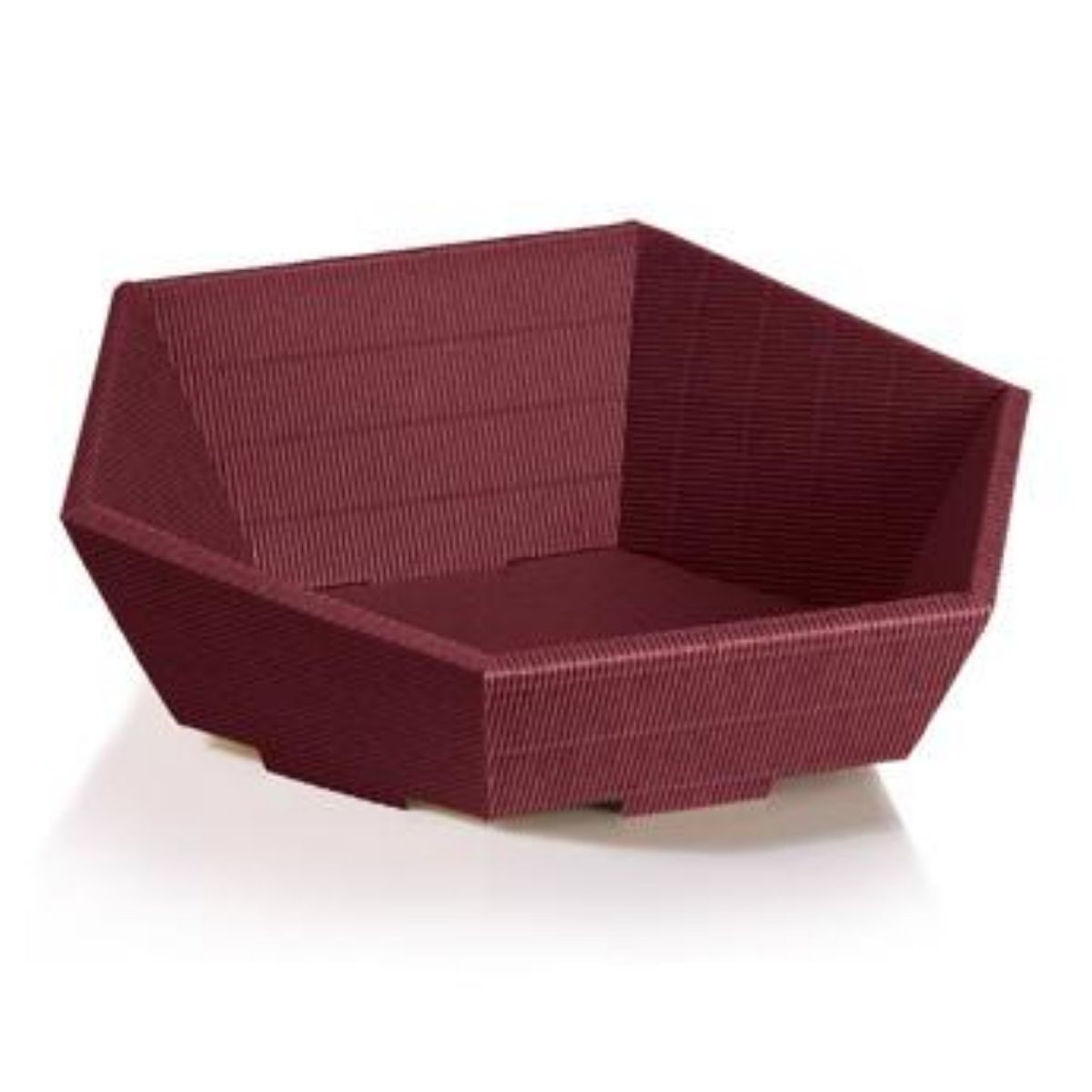 tekturowy kosz na upominki firmowe