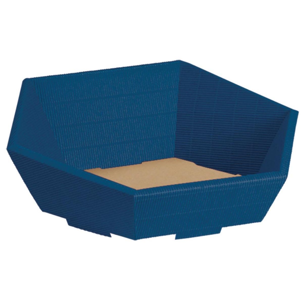 Tekturowe kosze upominkowe niebieskie