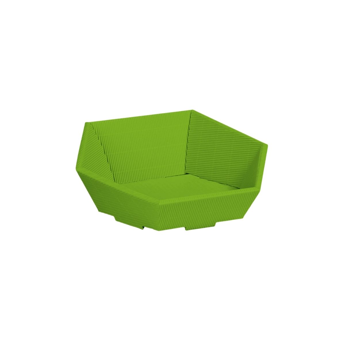 Zielony koszyczek wielkanocny