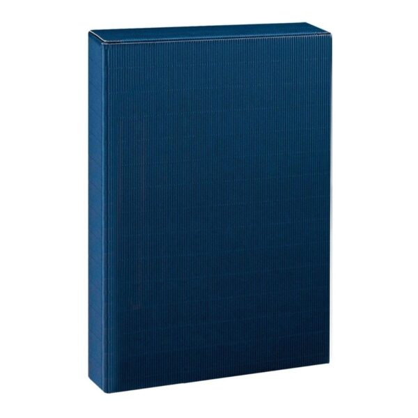 niebieskie pudełko na wino