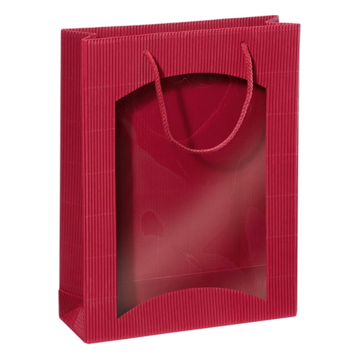 Bordowa torebka na wino