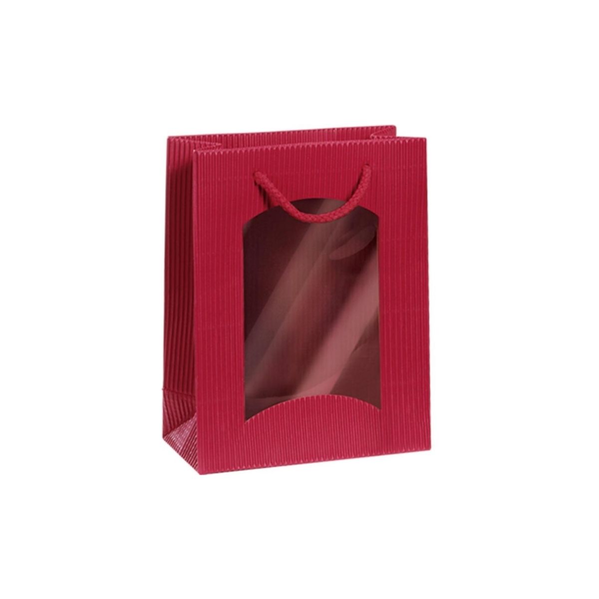 czerwona torebka prezentowa