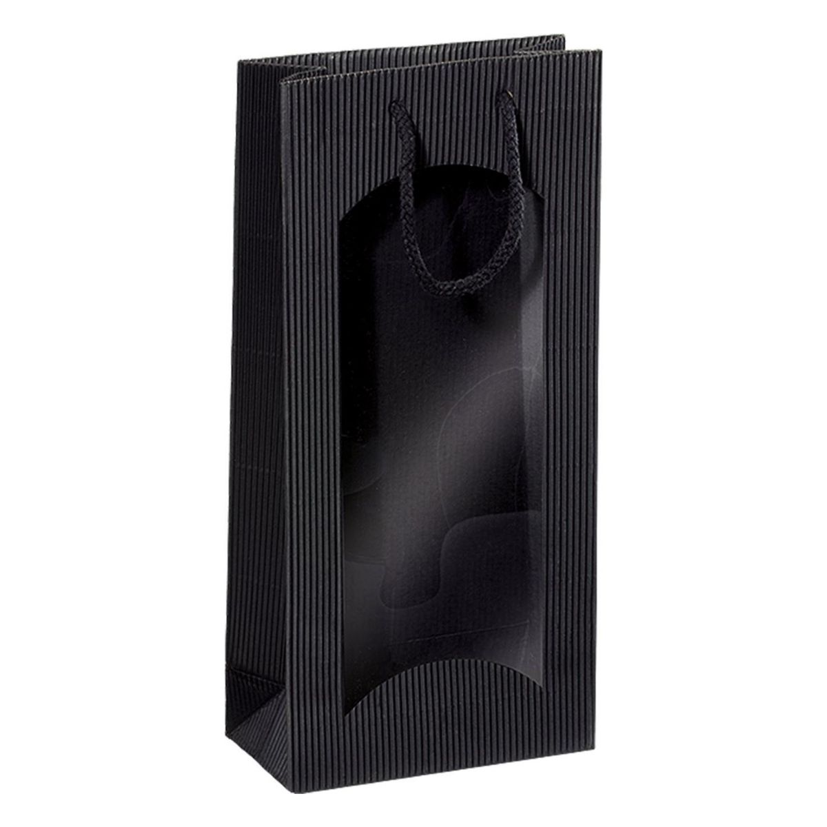 Czarna torebka na prezenty