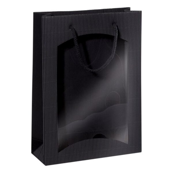 Czarna torebka prezentowa