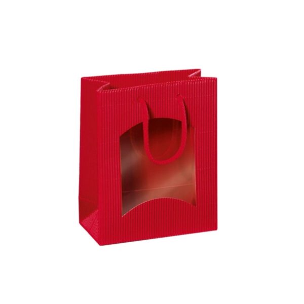 Czerwona torebka na prezenty