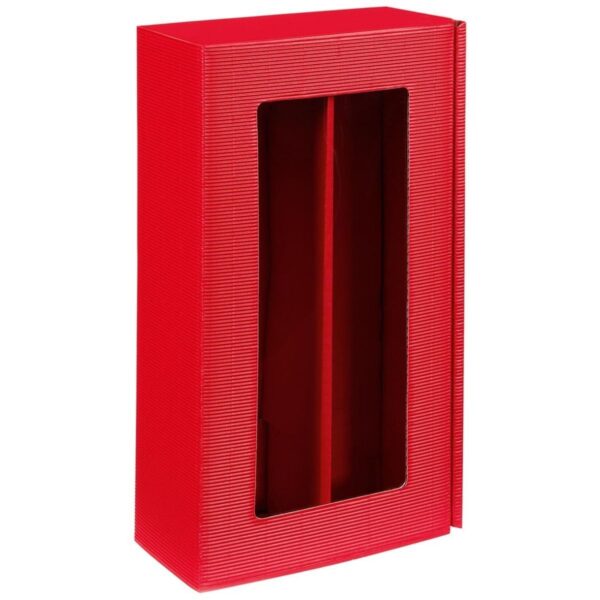 Passepartou czerwone pudełko na butelki x0,75