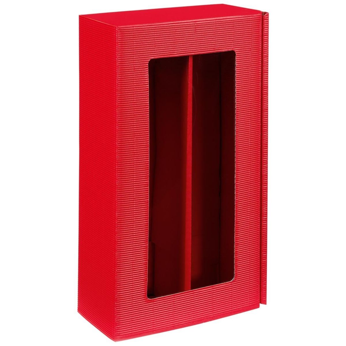 Passepartou czerwone pudełko na butelki x0,75