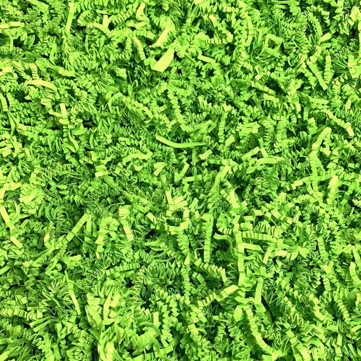 sizzlepak limonkowy ozdobne wypełnienie do zestawów prezentowych