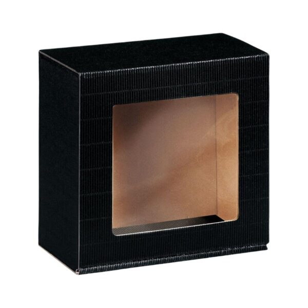 czarne pudełko z okienkiem