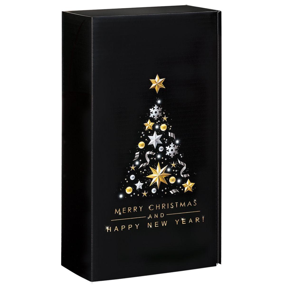 Świąteczne pudełko na zestawy prezentowe Best Wishes 2x0,75l