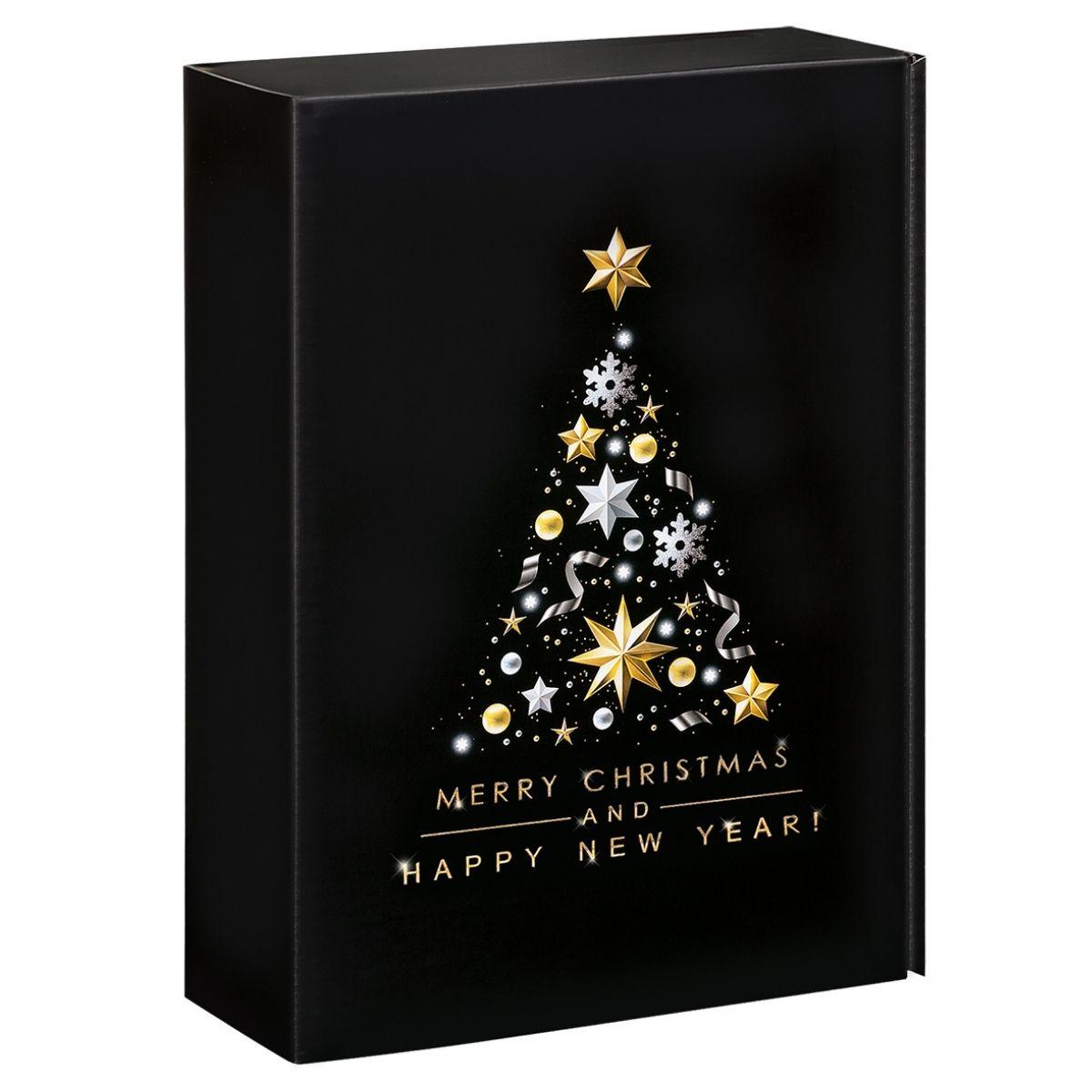 Świąteczne pudełko na zestawy prezentowe Best Wishes 3x0,75l