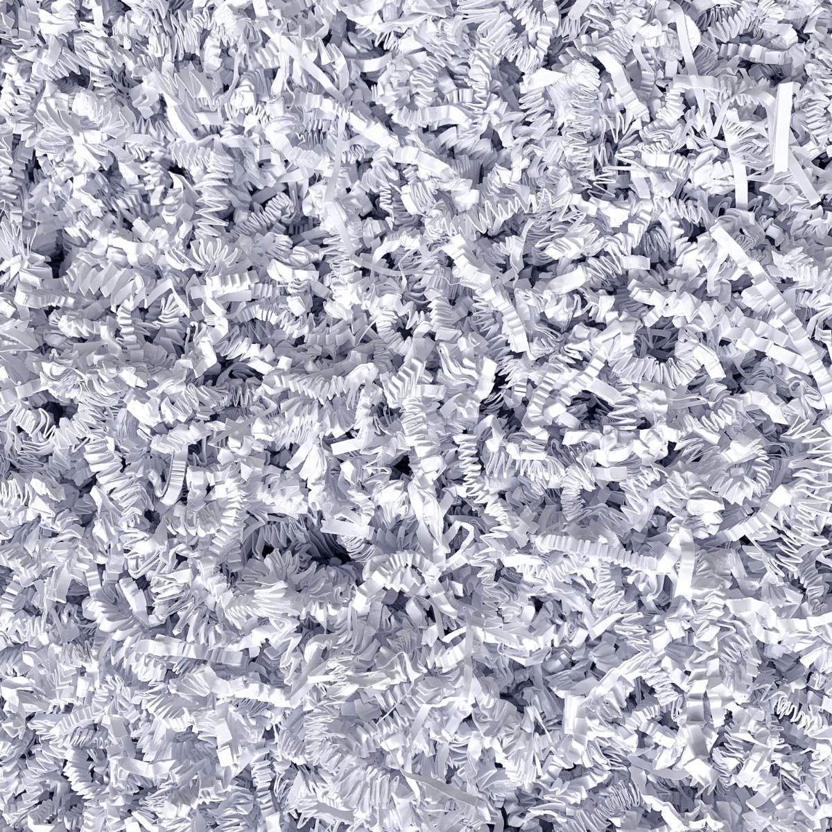 sizzlepak biały ozdobne wypełnienie do zestawów prezentowych