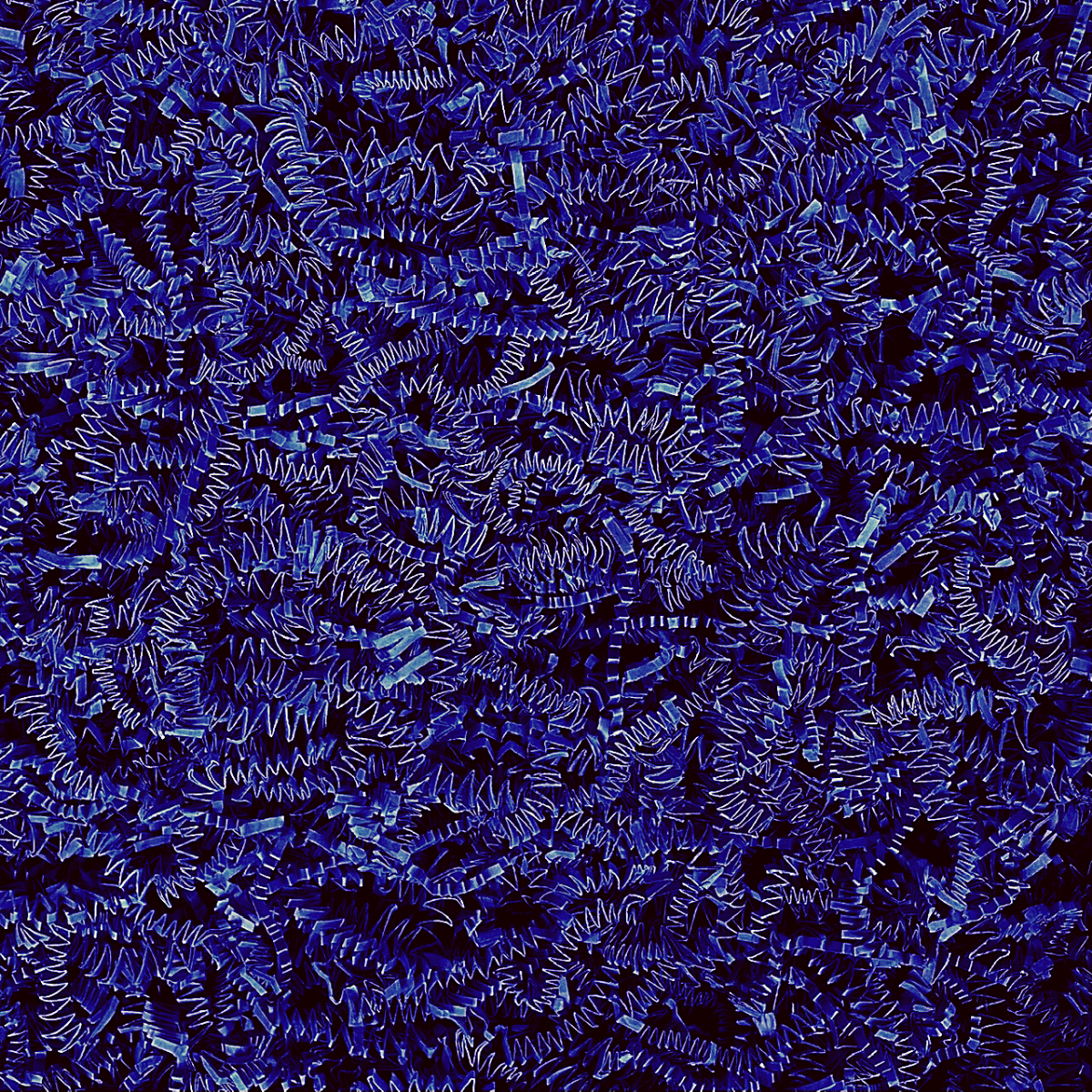 Sizzlepak kobaltowy ozdobne wypełnienie do zestawów prezentowych