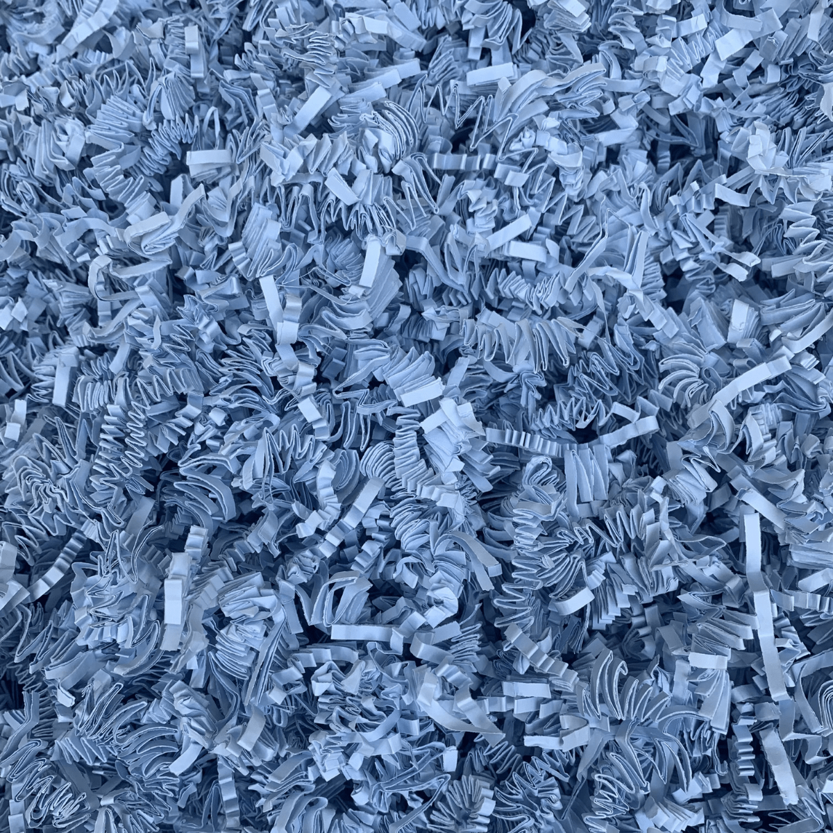 sizzlepak błękitny ozdobne wypełnienie do zestawów prezentowe