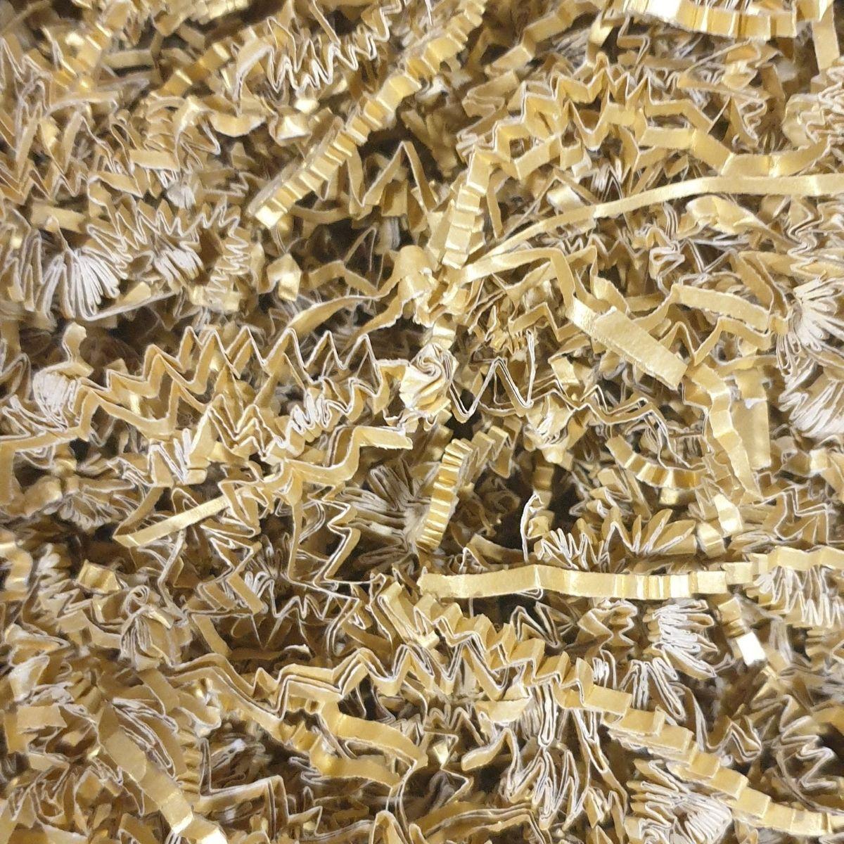 Sizzlepak złoty papierowe ozdobne wypełnienie do zestawów prezentowych