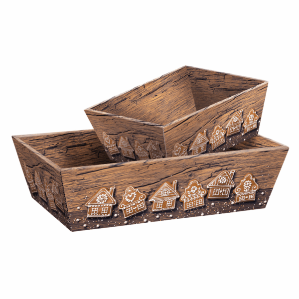 Kosz prezentowy 4-kątny Cookie kosz na zestawy prezentowe