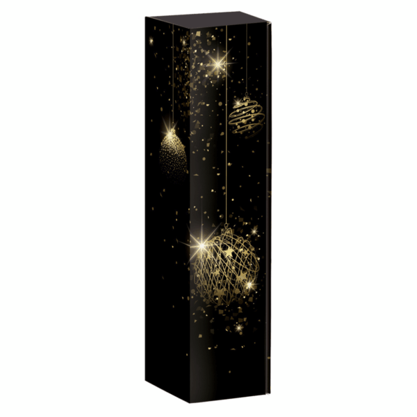 Pudełko prezentowe Christmas Deluxe czarne pudełko na wino