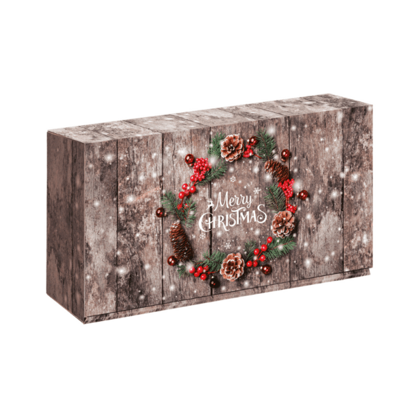 Pudełko prezentowe Świąteczny Wianek 2x0,75