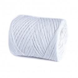 rafia wstążka ozdobna kolor biały