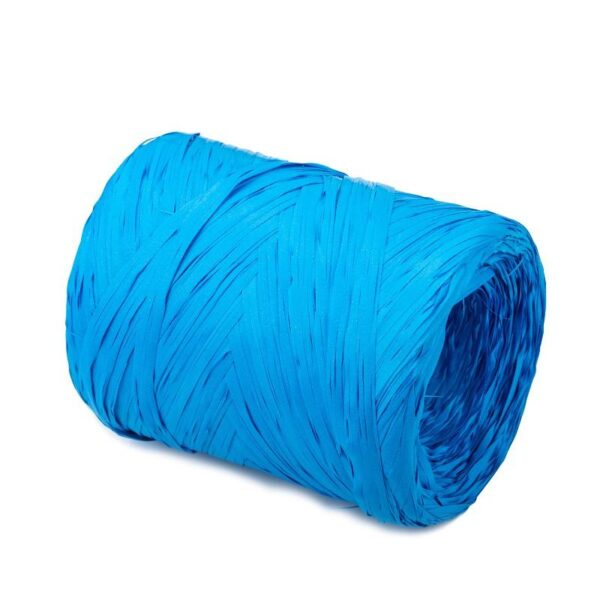 rafia wstążka ozdobna kolor niebieski