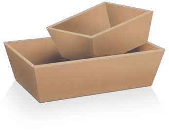 Kosz prezentowy 4-kątny Ecoline Natura