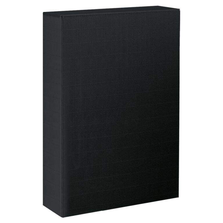 BASIC Czarny pudełko na butelki - 3x0.75