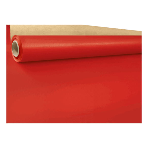 Papier pakowy ozdobny CZERWONY RED 50g/m2 rolka 0,50x10mb
