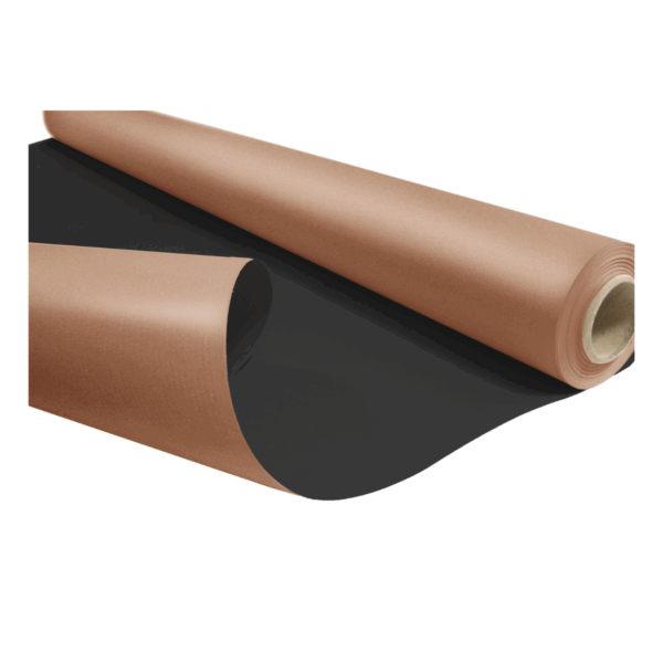 Papier pakowy ozdobny LATTE/BLACK 60g/m2 rolka 0,69x50mb