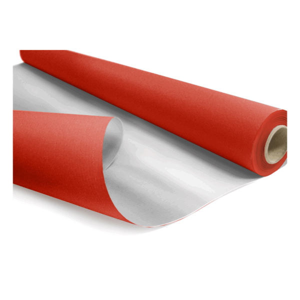 Papier pakowy ozdobny RED/SILVER 60g/m2 rolka 0,69x50mb