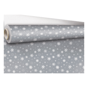 Papier pakowy ozdobny Świąteczny SNOWFLAKES  60g/m2 rolka 0,69x50mb