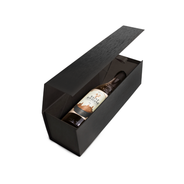 Pudełko na wino 1×0,75l pudełko na magnes czerwone